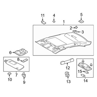 Lexus OE - Roof - Interior Trim (Base)