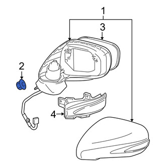 Lexus OE - Door Mirror Nut