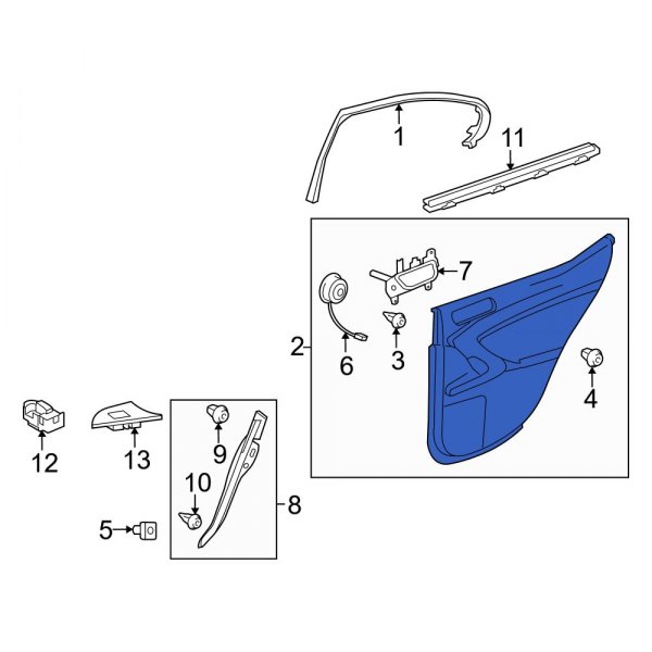 Door Interior Trim Panel