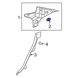 Lexus OE - Upper Quarter Panel Trim Panel Clip