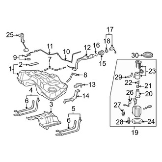 Lexus OE - Fuel System Components