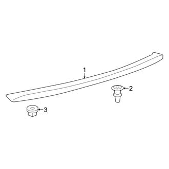 Lexus OE - Trunk Lid - Spoiler (Sedan)
