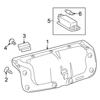 Lexus OE - Trunk Lid - Interior Trim (Sedan)
