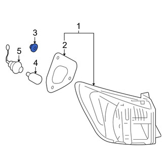 Lexus OE - Upper Tail Light Grommet