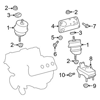 Lexus OE - Engine & Transmission Mounting