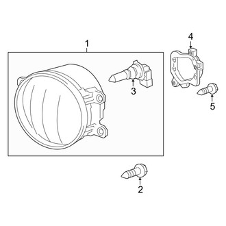 Lexus OE - Front Lamps - Fog Lamps (Base)