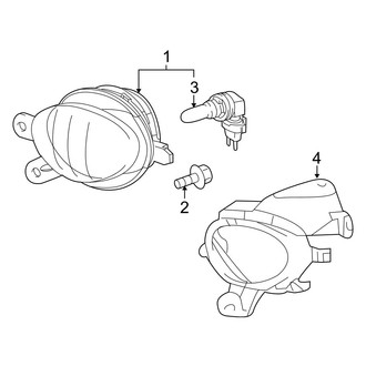 Lexus OE - Front Lamps - Fog Lamps (Convertible)