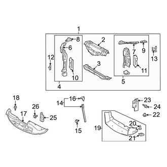 Lexus OE - Radiator Support (Convertible)