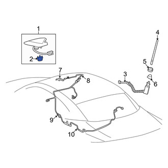 Lexus OE - Radio Antenna Base Nut