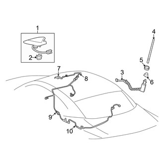 Lexus OE - Electrical - Antenna (Convertible)