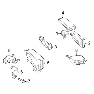 Lexus OE - Electrical Components (Right Side, under Hood), (Convertible)