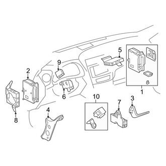 Lexus OE - Electrical Components (Instrument Panel), (Convertible)