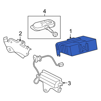 Lexus OE - Tire Pressure Monitoring System (TPMS) Receiver