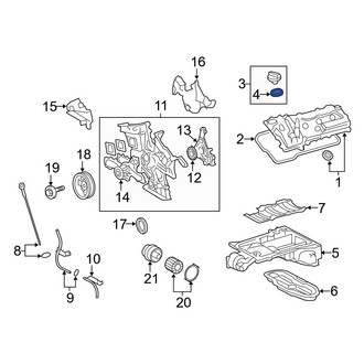 Lexus OE - Engine Oil Filler Cap Gasket