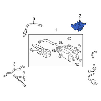 Lexus OE - Exhaust Gas Recirculation (EGR) Vacuum Delay Valve