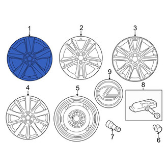 Lexus OE - Rear Wheel