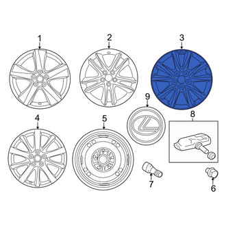 Lexus OE - Front Wheel