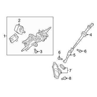 Lexus OE - Steering Column Assembly (Convertible)