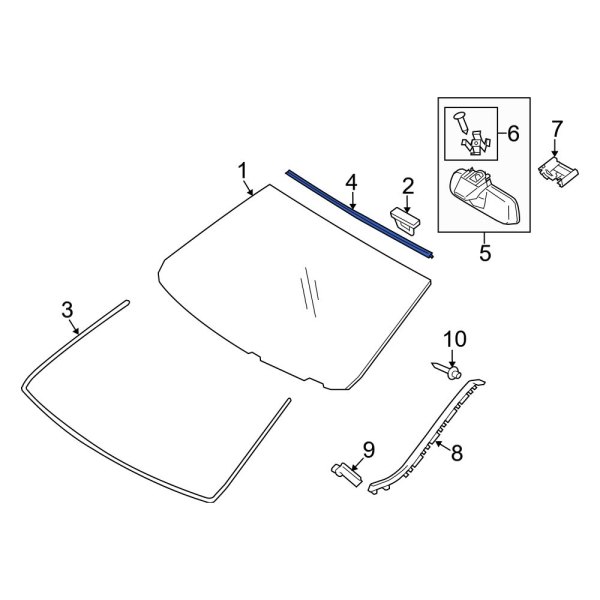 Windshield Molding