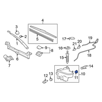 Lexus OE - Windshield Washer Pump Grommet
