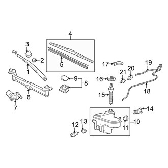 Lexus OE - Windshield - Wiper & Washer Components
