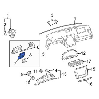 Lexus OE - Upper Instrument Panel Trim Panel