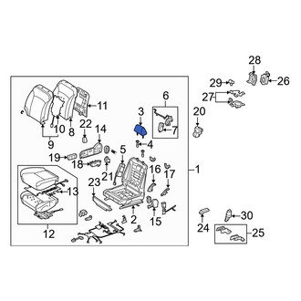 Lexus OE - Front Left Headrest