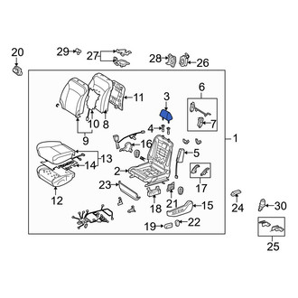 Lexus OE - Front Left Headrest