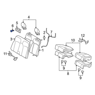 Lexus OE - Rear Headrest Bolt