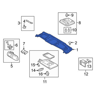 Lexus OE - Roof Header Panel