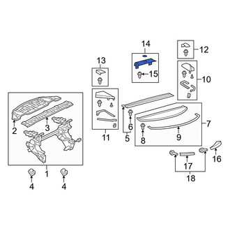 Lexus OE - Inner Roll Bar Trim Panel