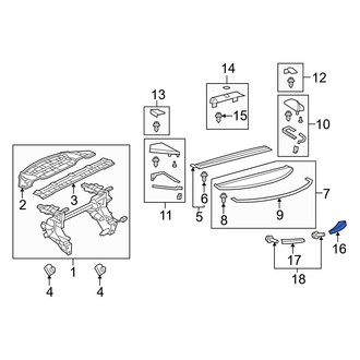 Lexus OE - Right Convertible Top Tonneau Cover
