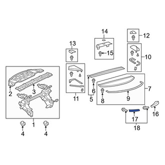 Lexus OE - Left Convertible Top Tonneau Cover