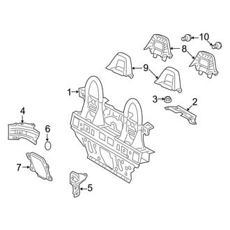 Lexus OE - Retractable Top - Roll Bar & Headrest Assembly (Convertible)