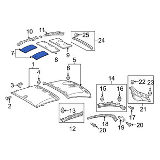 Lexus OE - Front Roof Insulator