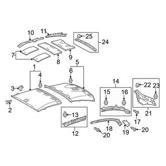 Lexus OE - Retractable Top - Interior Trim (Convertible)