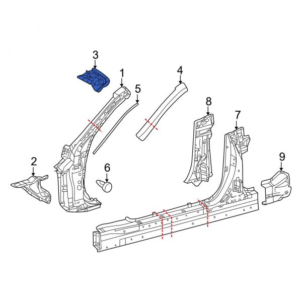 Body A-Pillar Reinforcement