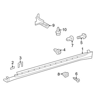 Lexus OE - Pillars, Rocker & Floor - Exterior Trim (Convertible)