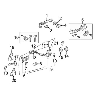 Lexus OE - Door - Lock & Hardware (Convertible)