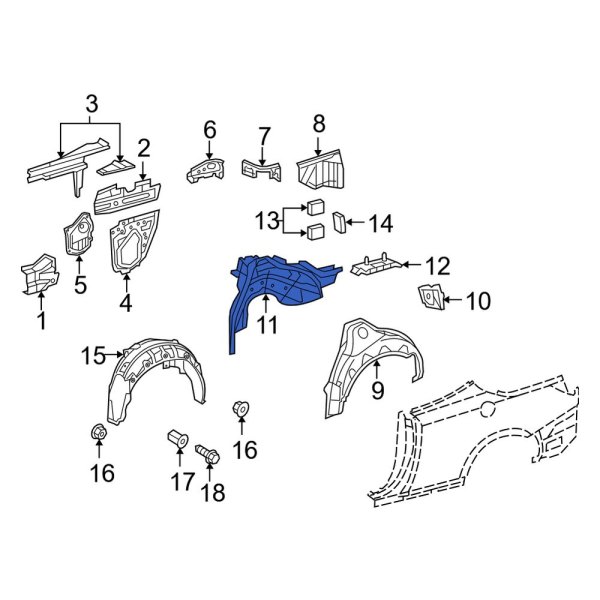 Wheel Housing Side Panel