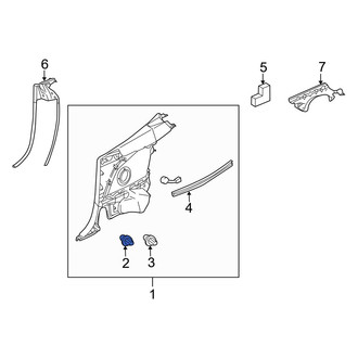 Lexus OE - Tail Light Clip