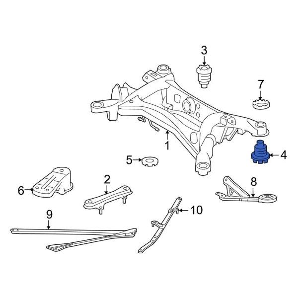 Suspension Crossmember Insulator