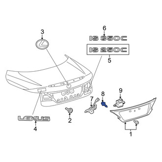 Lexus OE - Park Assist Camera Bolt