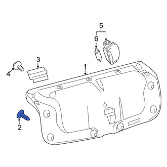 Lexus OE - Deck Lid Trim Clip