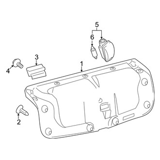 Lexus OE - Trunk Lid - Interior Trim (Convertible)