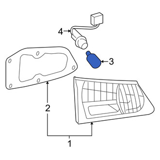 Lexus OE - Rear Back Up Light Bulb
