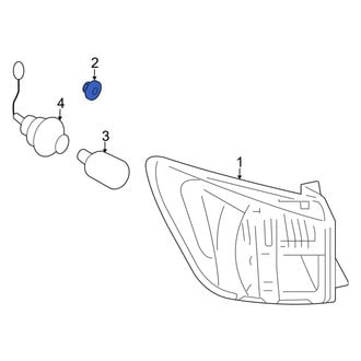 Lexus OE - Upper Tail Light Clip