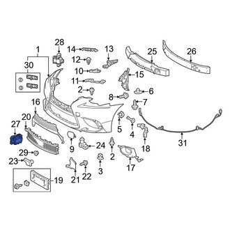 Lexus OE - Front Inner Parking Aid Sensor
