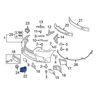 Lexus OE - Front Inner Parking Aid Sensor
