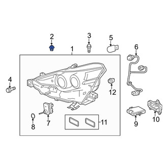 Lexus OE - Headlight Mounting Nut